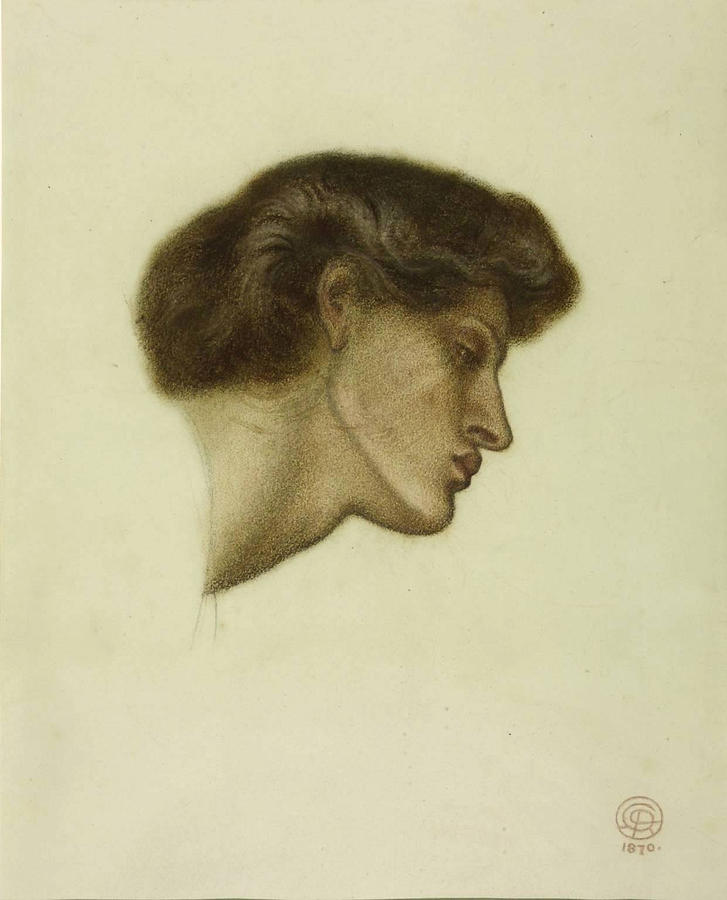 Dante s Dream at the Time of the Death of Beatrice study 1870 by Dante Gabriel Rossetti 1828 1882 by Artistic Rifki