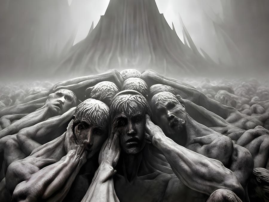 Dante's Inferno #16 Digital Art by Frederic Racaud - Fine Art America