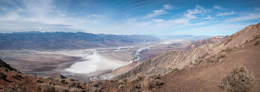 Dantes View Panoramic in Death Valley, California Photograph by John Twynam