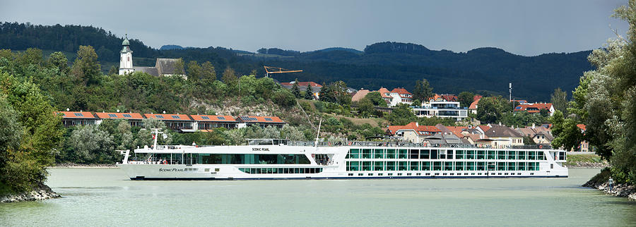 Danube River Boat Panorama Photograph by Ramunas Bruzas - Fine Art America