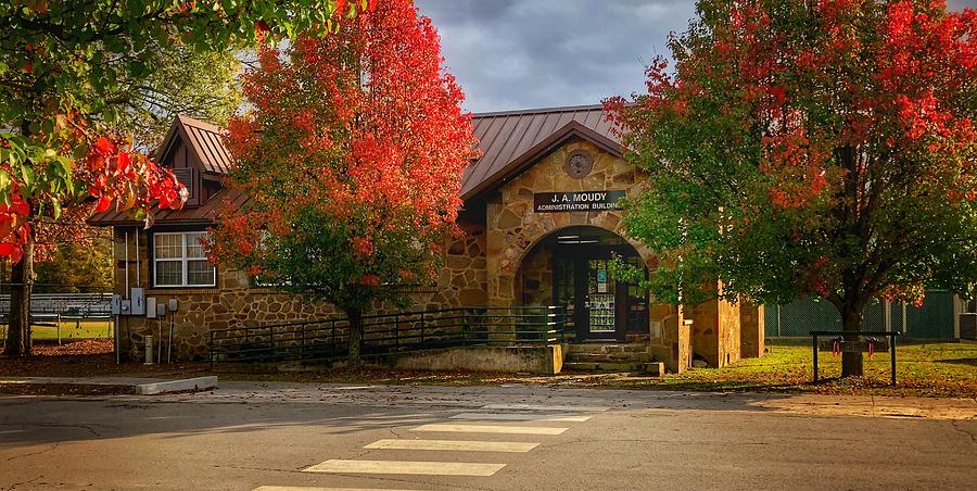 Danville High School Bldg Photograph by Becky Foster - Pixels