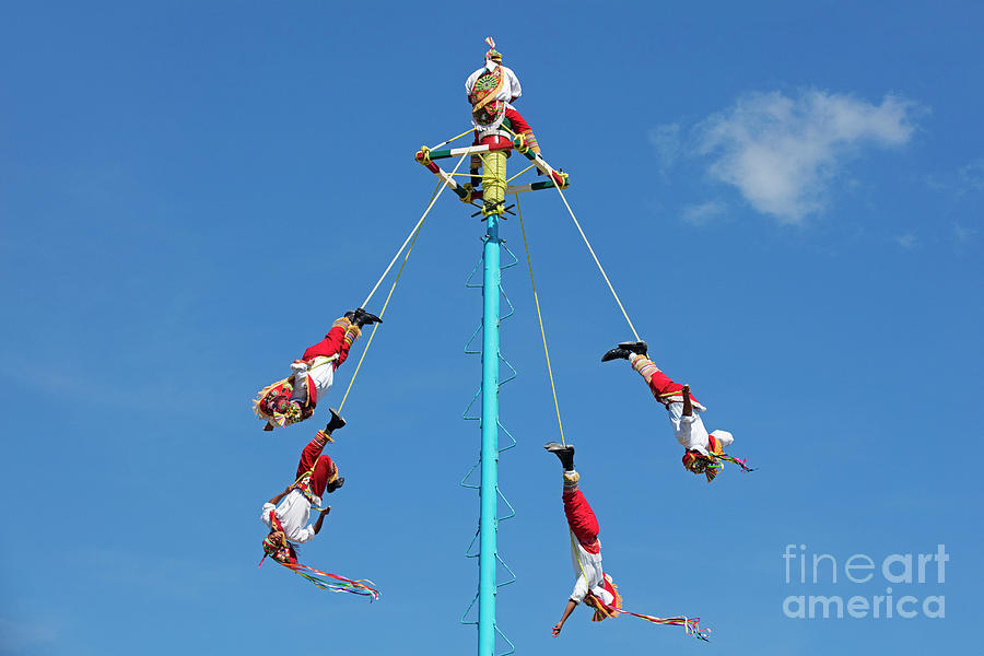 Danza de los Voladores, Yucatan, Mexico Photograph by Arterra Picture Library