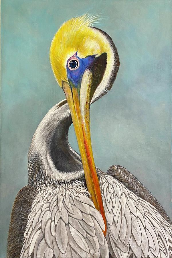 Dapper Dan Pelican Man Painting by Martin Howard - Fine Art America