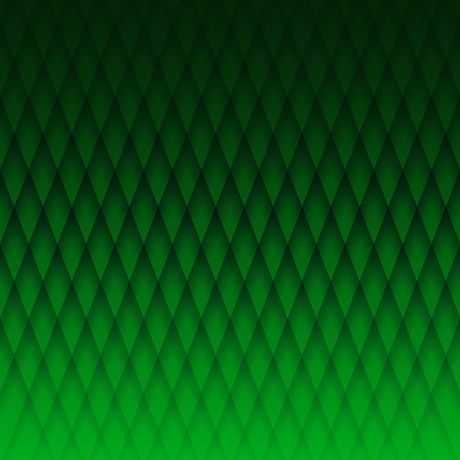 Darc green geometric fabric pattern Drawing by ARTappler