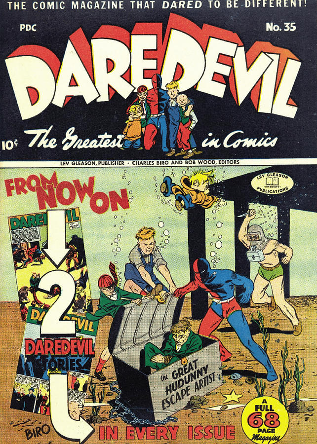 Vintage Daredevil Tote Bag