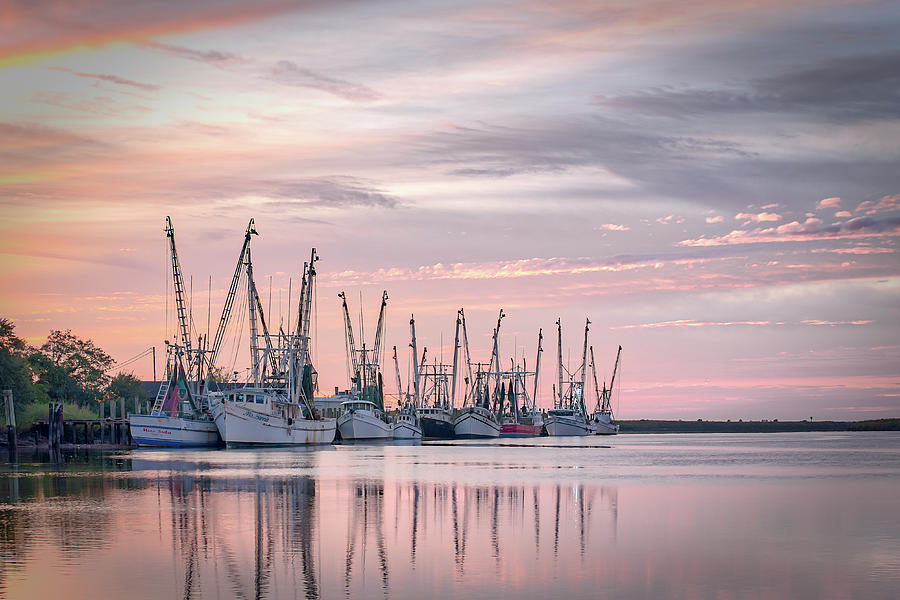 Darien Shrimping Fleet 29 by Kenny Nobles Darien Shrimping Fleet 29 by Kenny Nobles