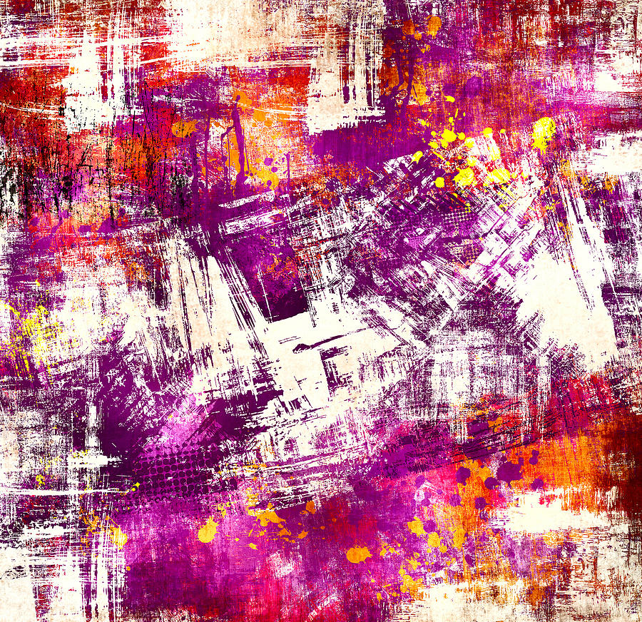 Texture Photograph - Dark abstract blots background by Julien