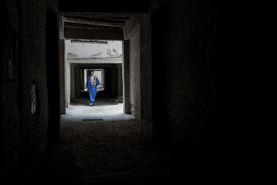 Dark Alley of Erfoud Photograph by Arj Munoz