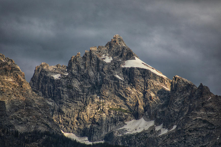Dark and Moody Tetons Photograph by Go and Flow Photos