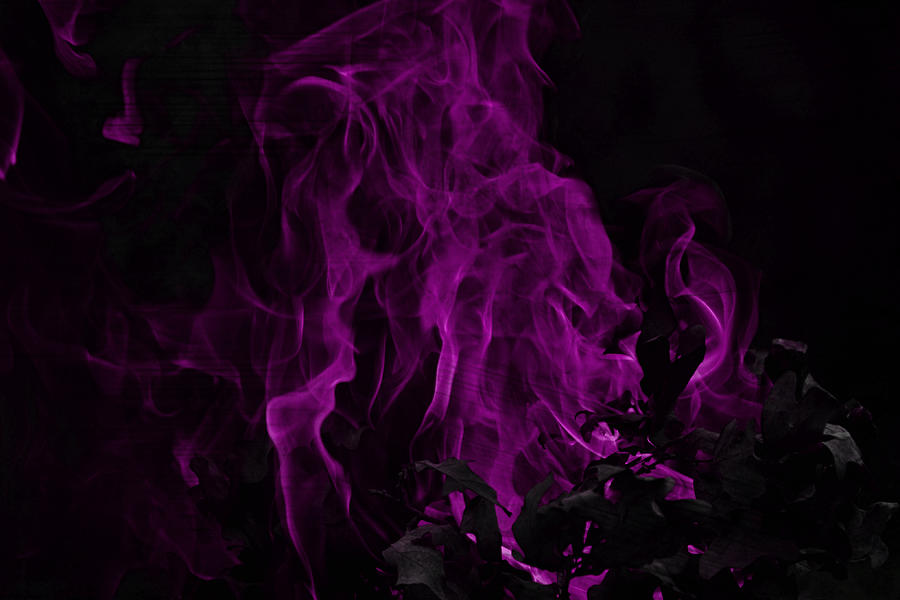 dark purple flames