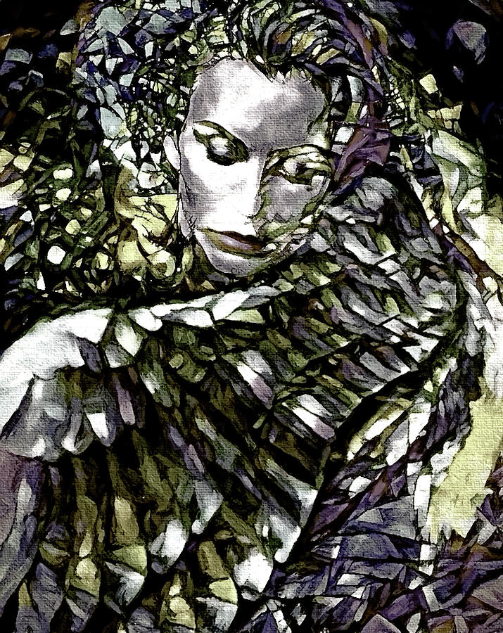 Dark Angel Digital Art by Peggy Collins