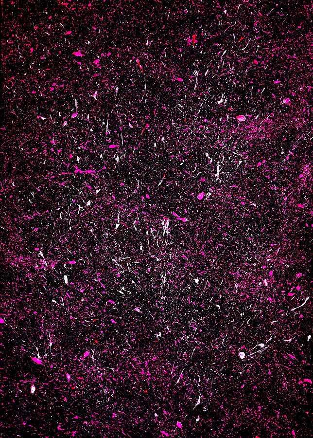 Dark Art Pink Painting by Olivia Seger