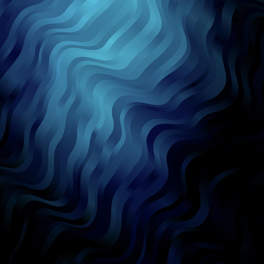 Dark BLUE background with lines Digital Art by Herbert - Pixels