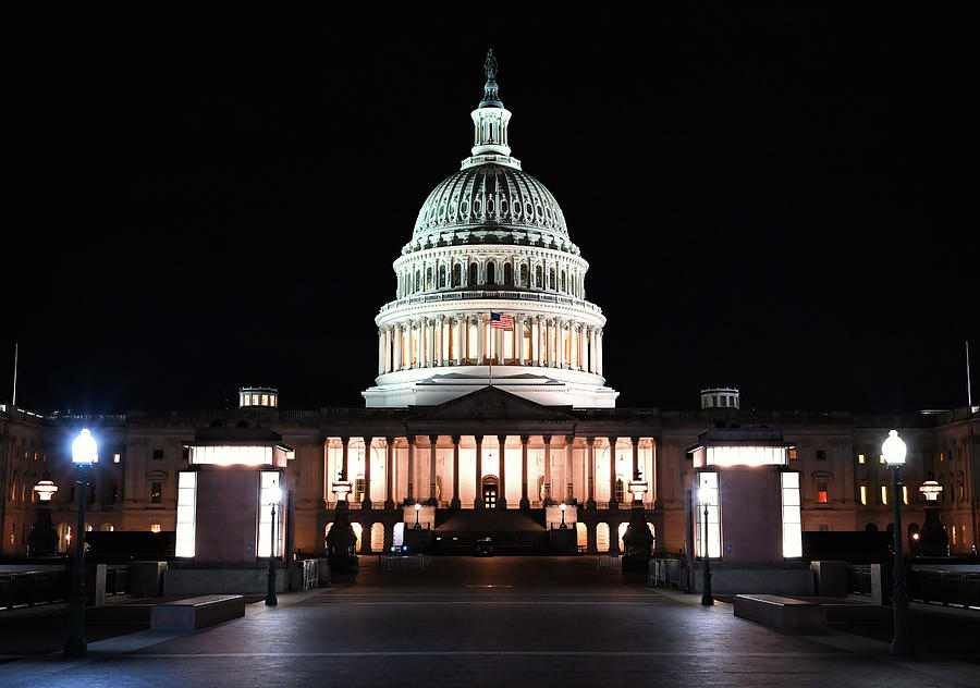 Dark Capitol Photograph by Steven Nelson