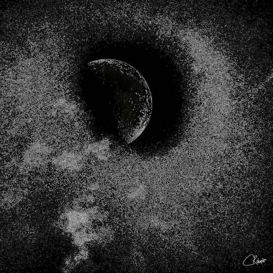 Dark Disintegrating Moon Photograph by Catriona Roberts - Fine Art America