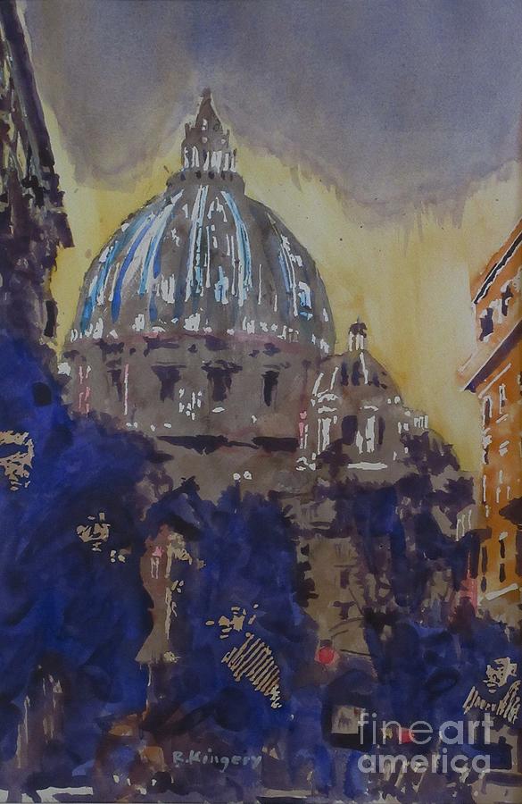 Dark Dome in Rome Painting by Ralph Kingery