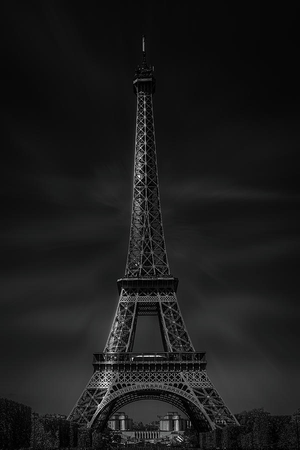 Dark Eiffel Tower Art Photograph by Joe Myeress
