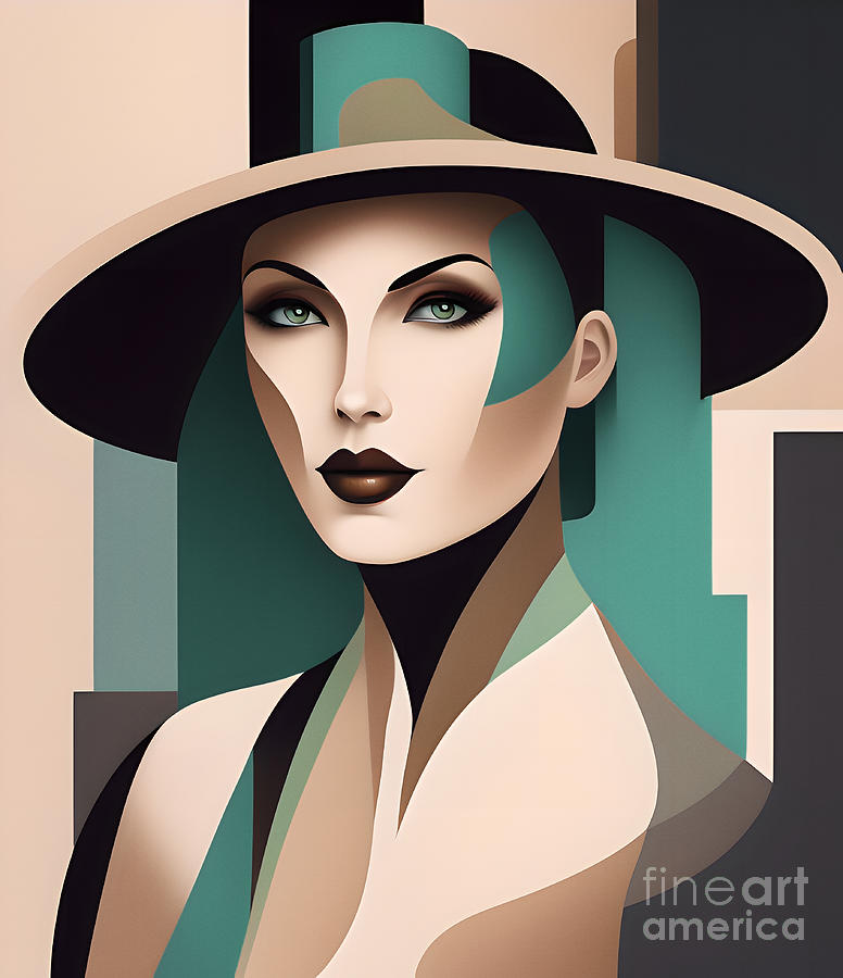 Dark Elements Woman With Hat Portrait 5 Digital Art By Philip Preston Fine Art America