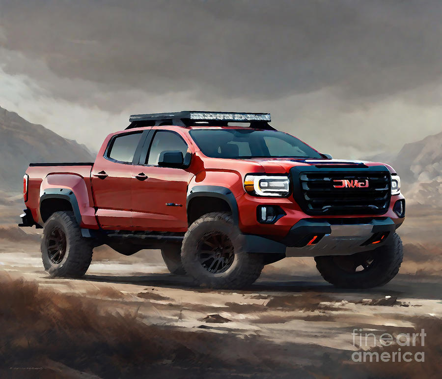 Dark fantasy 227 2021 Gmc Canyon At4 Ovrlandx Off Road Concept Front ...