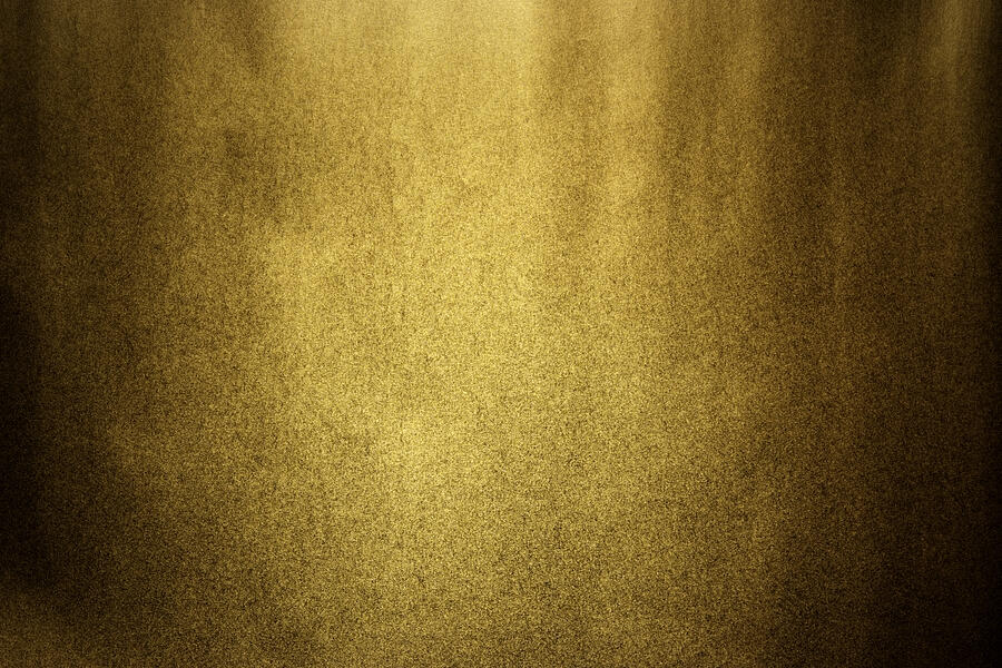Dark gold texture background with spot light Photograph by Kyoshino
