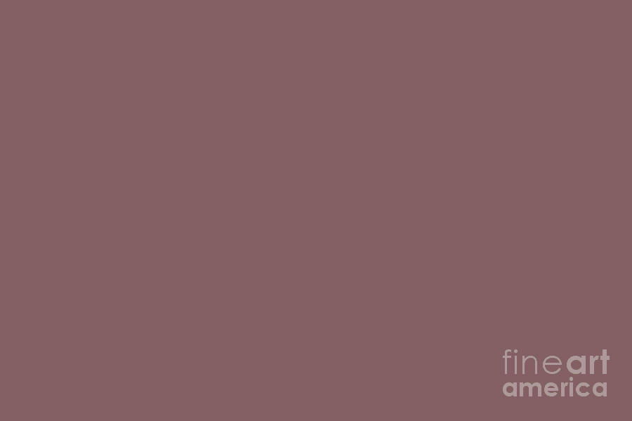 Dark Grape Purple Solid Color Pairs 302-6DB Strawberry Shade - 2024 Trending Shade Hue Digital Art by Simply Solids