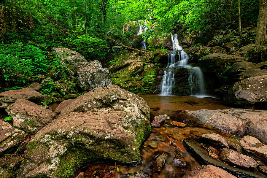 Dark Hollow Falls Photograph by Andy Crawford