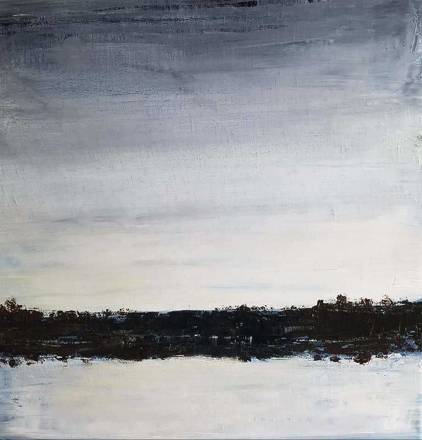 Dark Horizon Painting by Caroline Philp