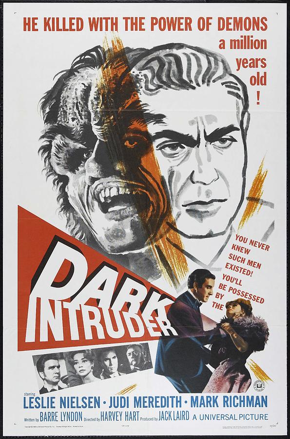 Dark Intruder - 1965 - Vintage Movie Poster Photograph by Old Vintique ...