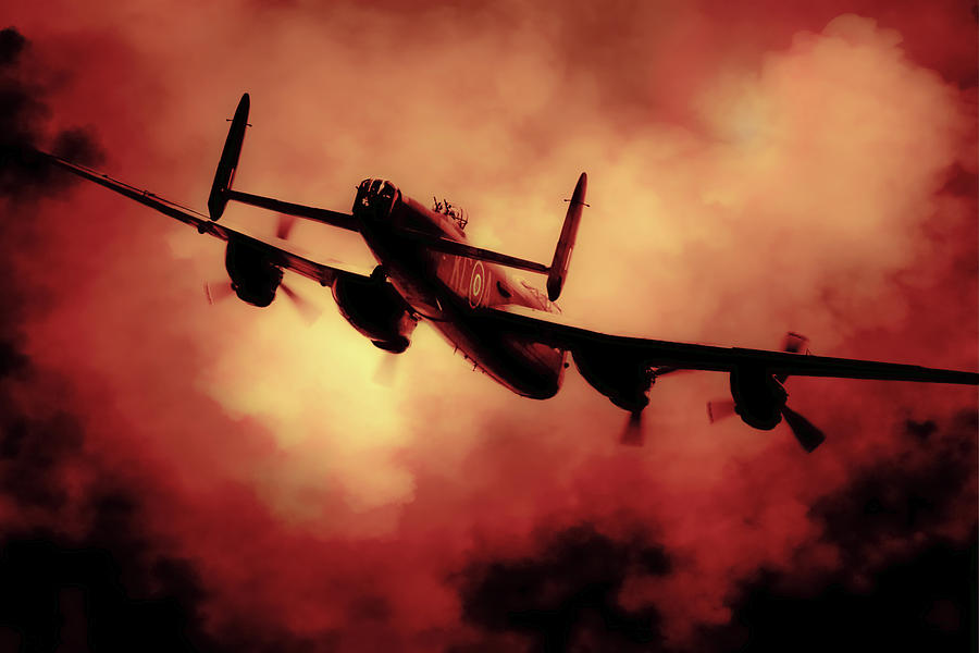 Dark Lancaster Digital Art by Airpower Art