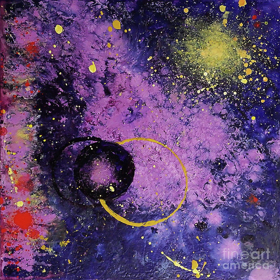 Dark Matter Painting by Shelly Leitheiser - Fine Art America