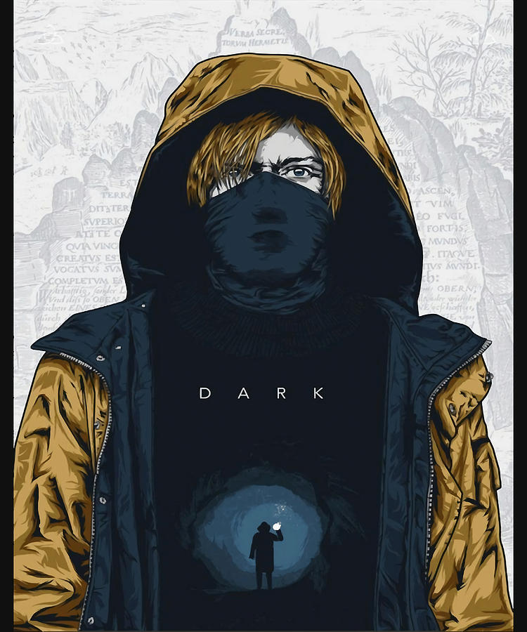 Dark netflix classic t shirt Poster 80s Painting by Stevens Smith | Pixels