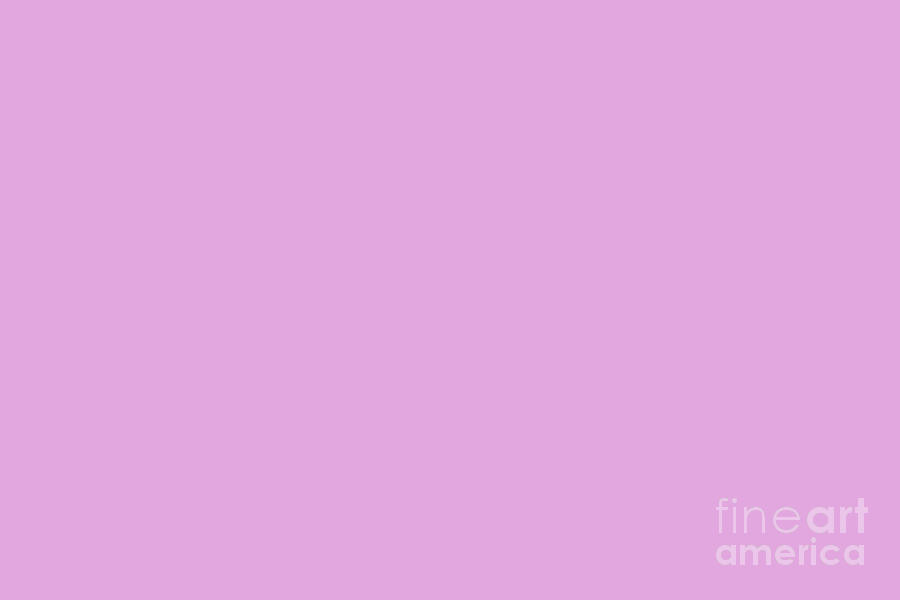 Dark Pastel Pink Purple Solid Color From The Crayon Box Inspired by Razzle Dazzle Rose Digital Art by PIPA Fine Art - Simply Solid