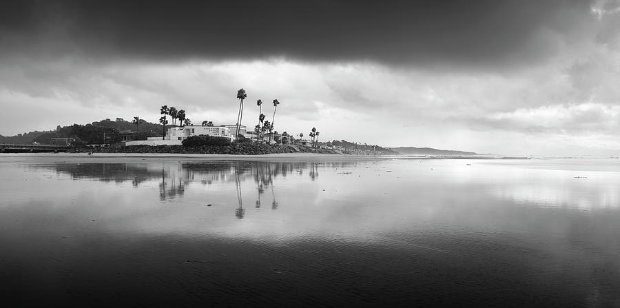 San Diego Photograph - Dark Rain Clouds over Del Mar by William Dunigan
