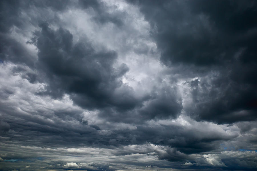 Dark rain clouds Photograph by Sean Gladwell