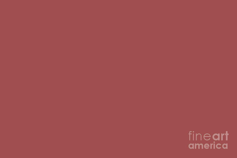 Dark Reddish Pink Solid Color Bravado Red SW 6320 Digital Art by PIPA ...