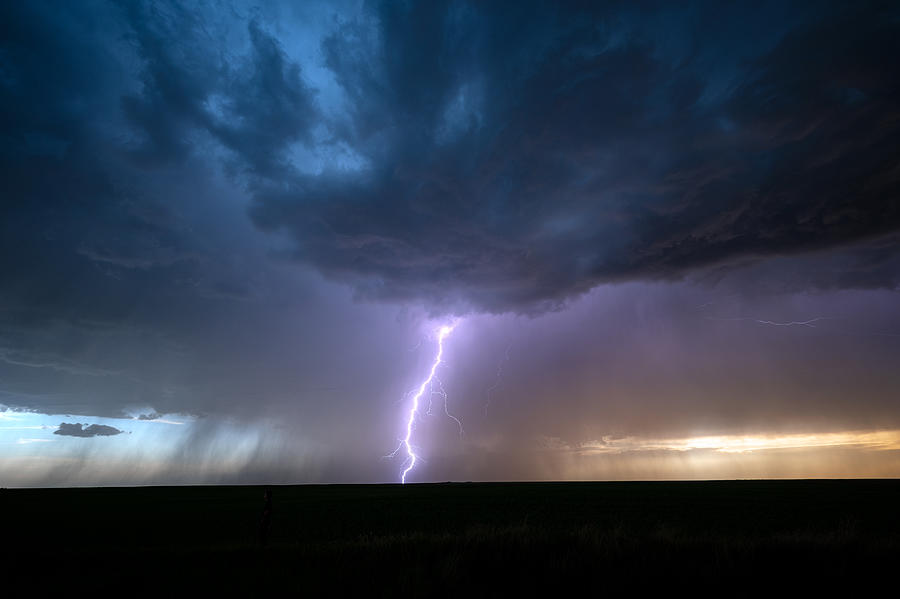 Dark skies over a fading sunset Photograph by Christopher Rosinski ...