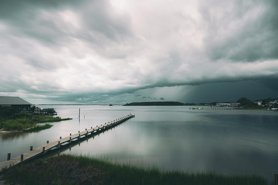 Dark Skies Over Rehoboth Bay Photograph by Jason Fink