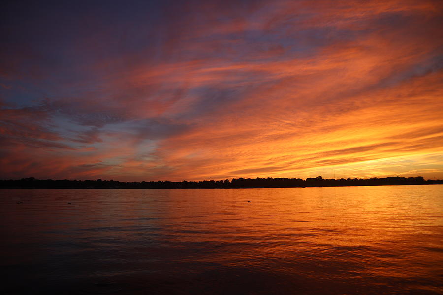 Dark sky into Sunset Photograph by Noah Hardesty