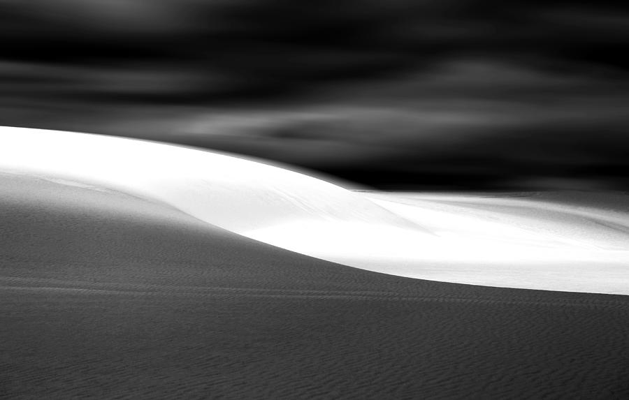 Dark Sky over the Sand Dune Photograph by Angelika Vogel