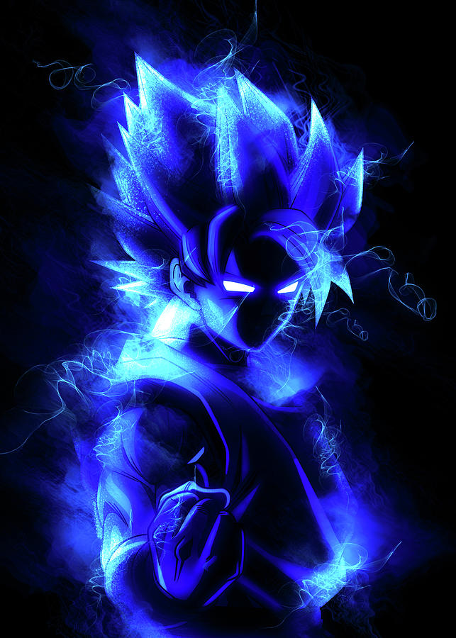 Dark soul of goku Digital Art by San Dee