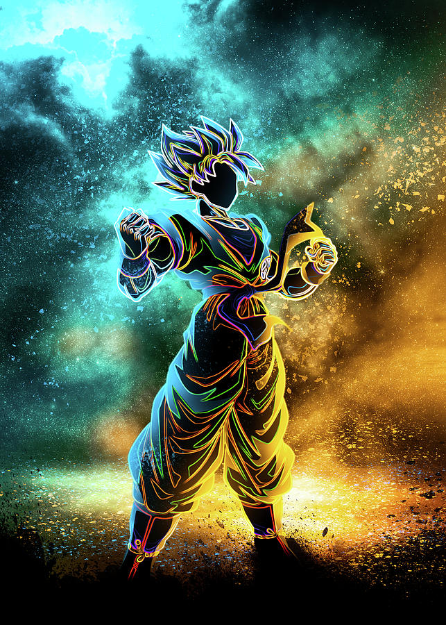 Dark soul of goku super saiyan Digital Art by San Dee - Fine Art America