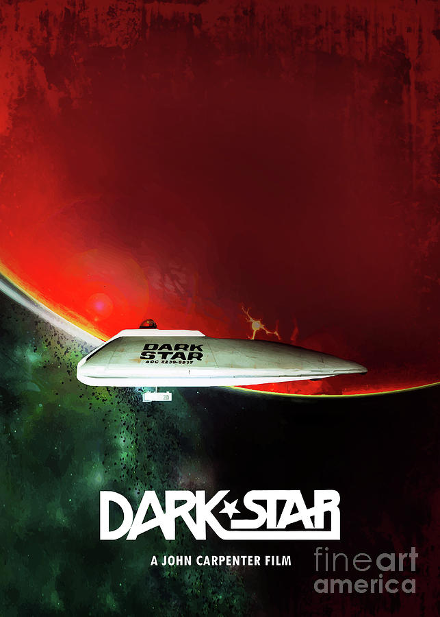 Movie Poster Digital Art - Dark Star by Bo Kev