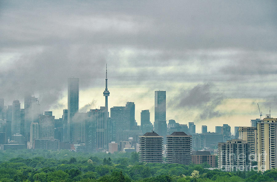 Dark Storm Clouds Over Toronto 2020 Photograph by Charline Xia
