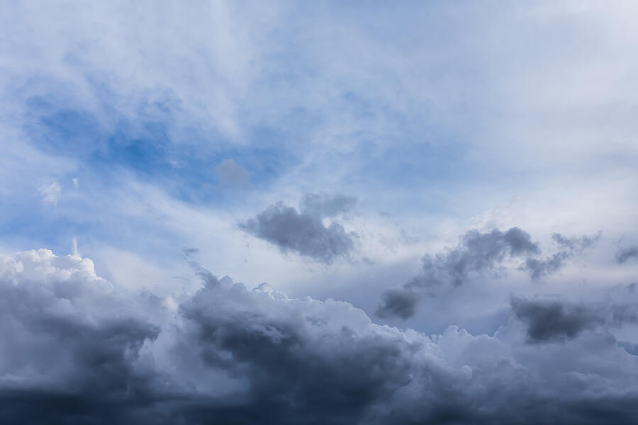 Dark Storm Clouds Photograph by R.Tsubin