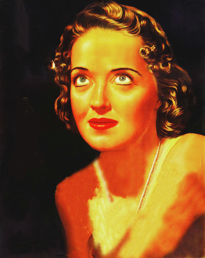 Bette Davis Painting - Dark Victory, 1939, movie poster painting #1 by Movie World Posters