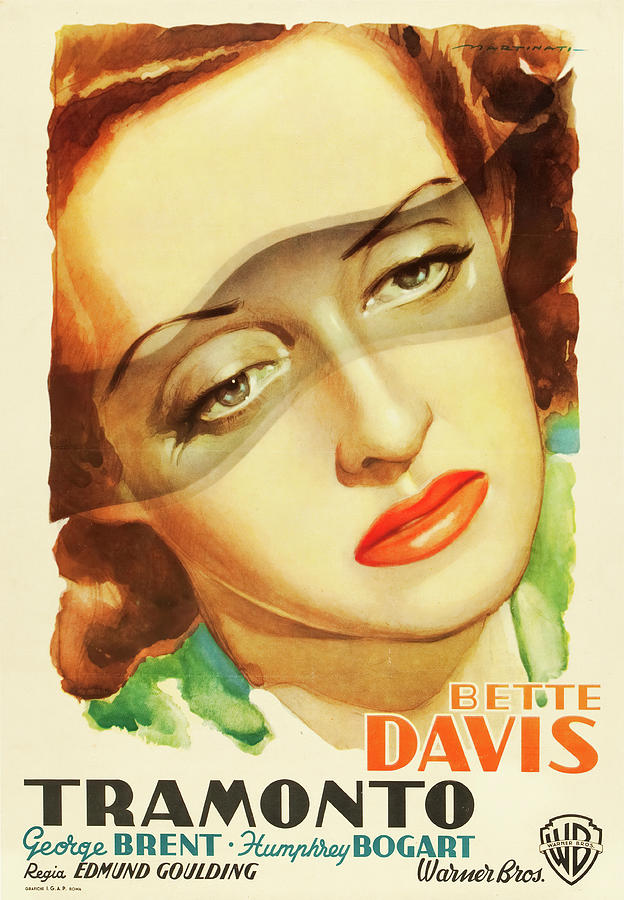 Dark Victory - 1939 - art by Luigi Martinati Mixed Media by Movie World Posters