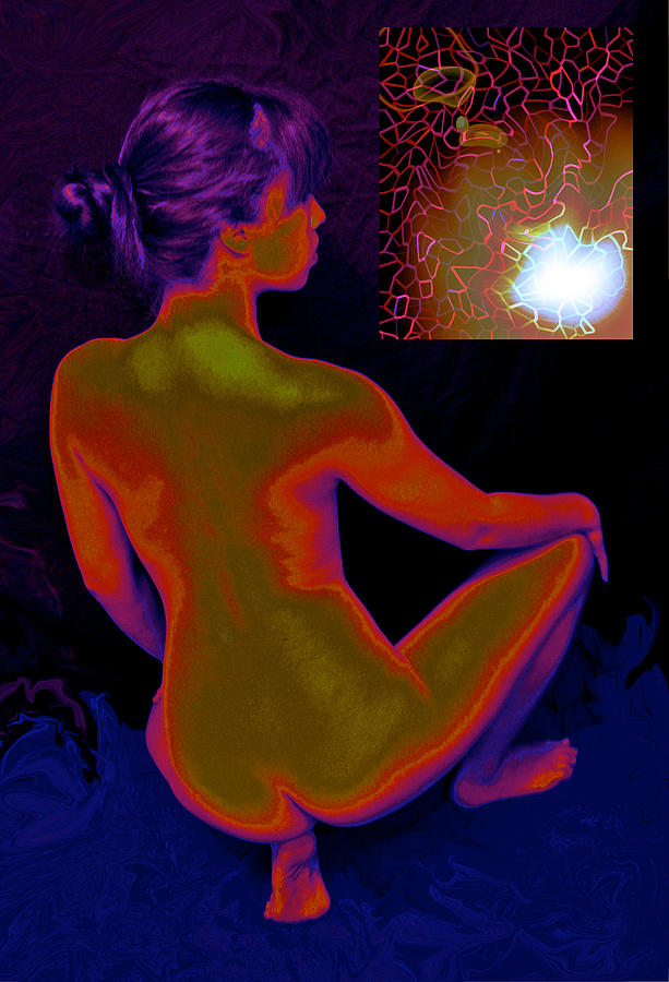 Nude Photograph - Dark Window Steadied Figuration 2010 by James Warren