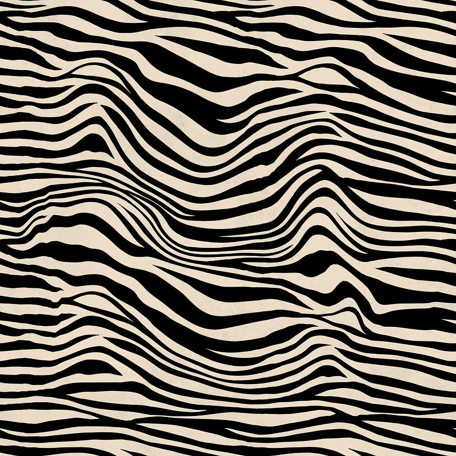 Dark Zebra Fur Pattern Photograph by Carrie Ann Grippo-Pike