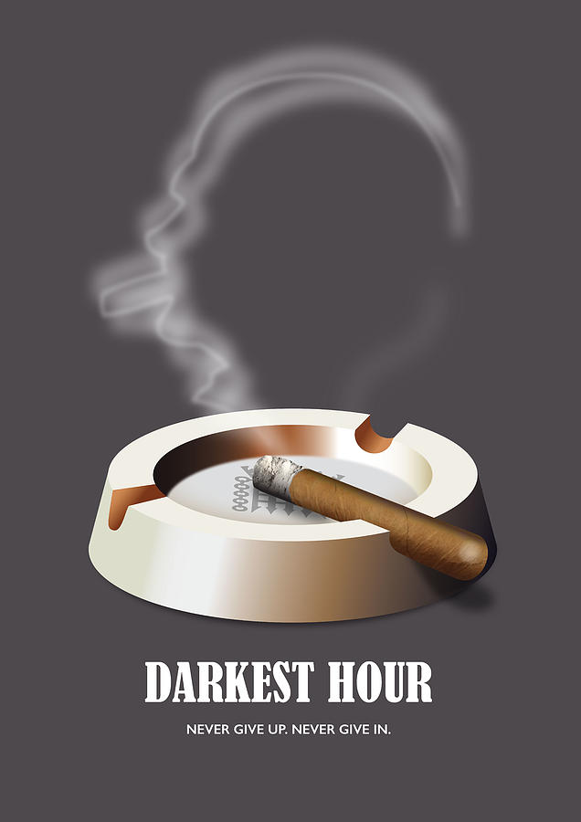 Gary Oldman Digital Art - Darkest Hour - Alternative Movie Poster by Movie Poster Boy