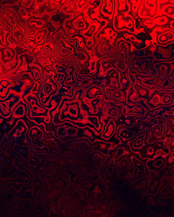 Darkest Red Digital Art by Designs By L